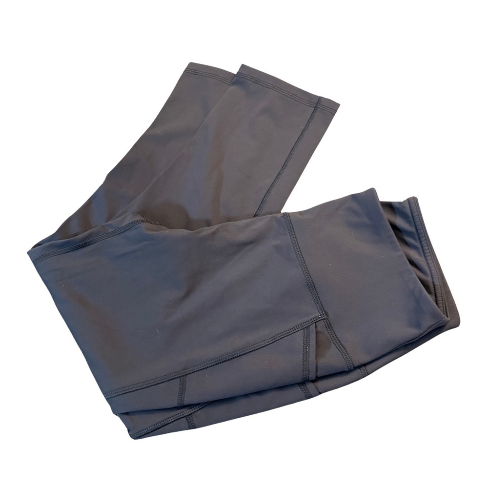 Profile By Gottex Charcoal 7/8th Length Pocket Leggings Sz Med